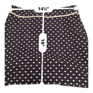 Max Studio Black and White Mini Pencil Skirt